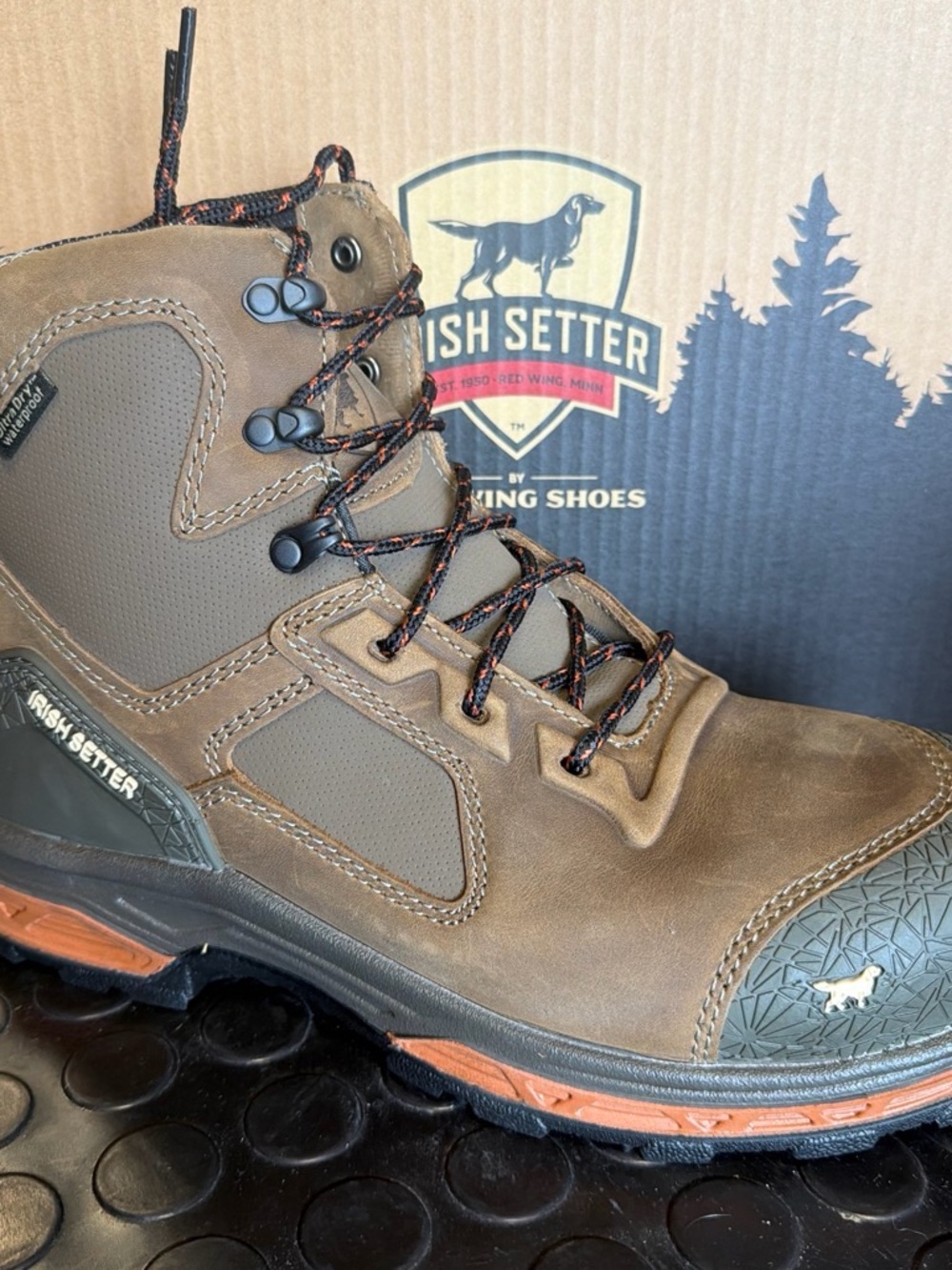 Irish Setter Kasota Safety Toe Waterproof Work Boot US SIZE 10D